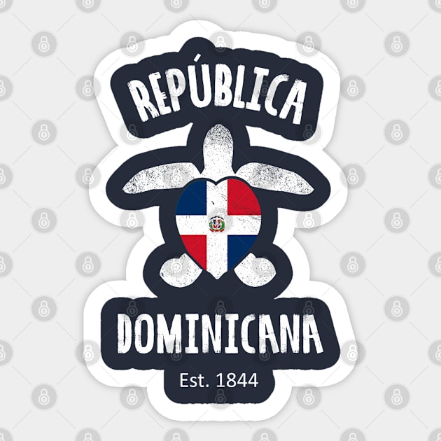 Dominican Republic Sea Turtle 1844 Sticker by French Salsa